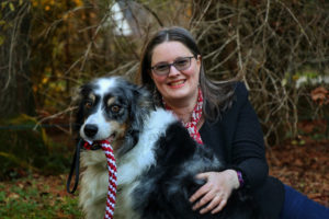 Zazie Todd and her dog